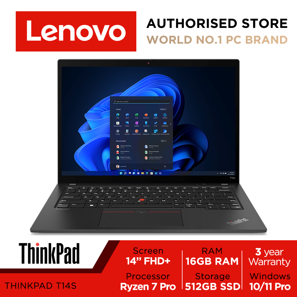 [Free 3Y Onsite] Lenovo ThinkPad T14s Gen 3 | 21CQS00S00 | 14