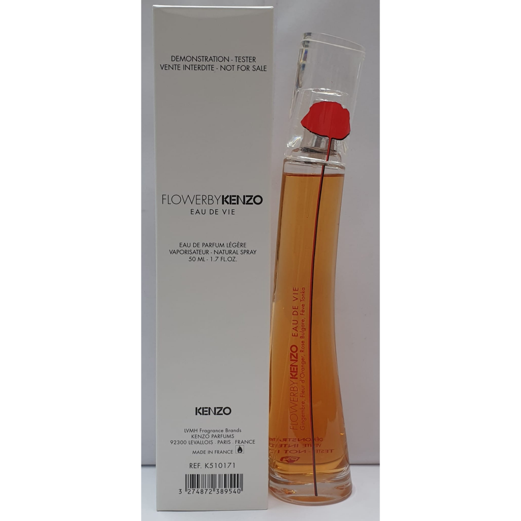 PERFUME KENZO FLOWER EAU DE VIE EAU DE PARFUM LEGERE 50ML TESTER Shopee Singapore