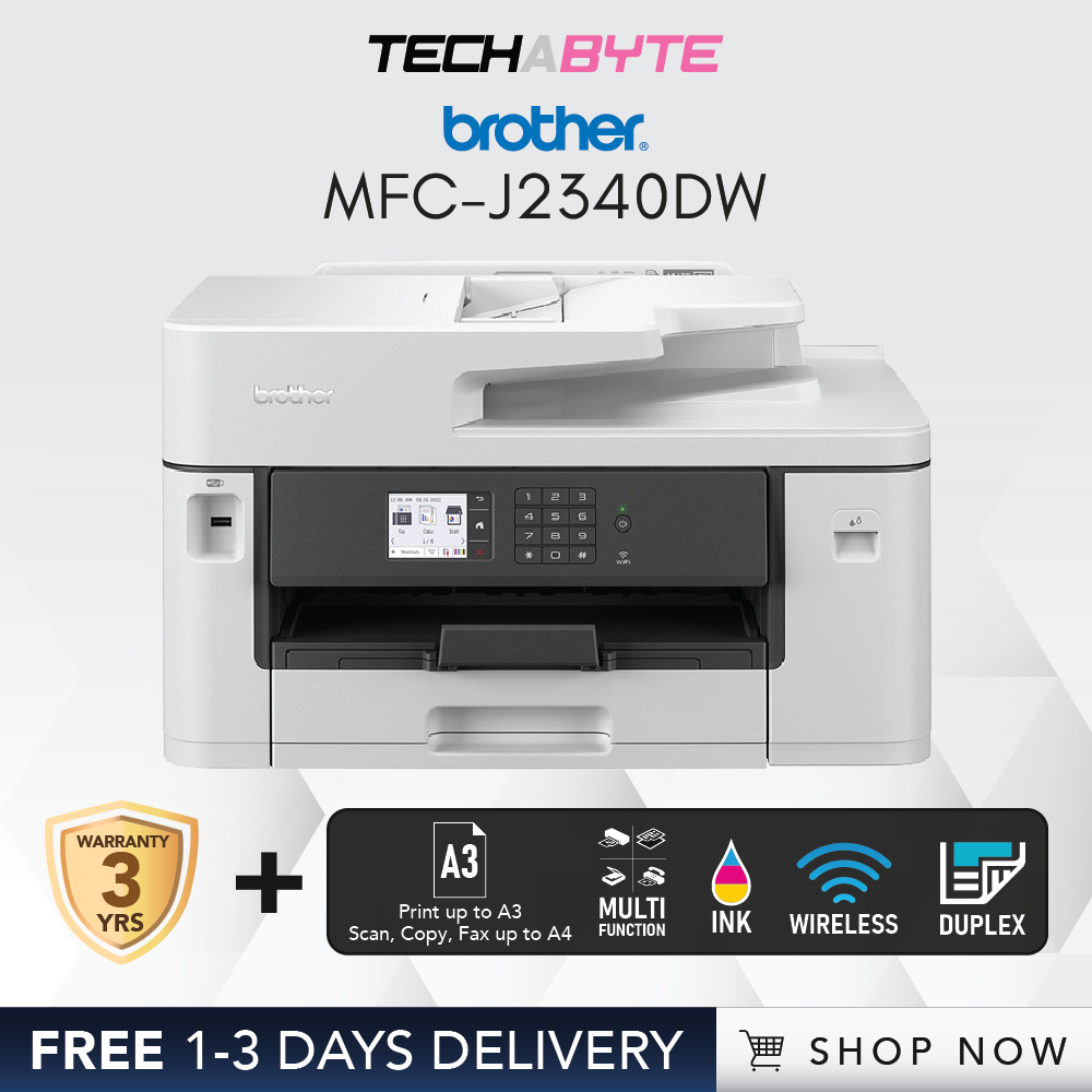 Brother MFC-J2340DW Inkjet Printer | Shopee Singapore