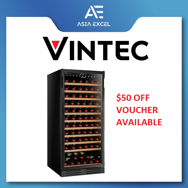VINTEC VWS121SCAX 121 BOTTLE SINGLE ZONE WINE CELLAR Shopee Singapore