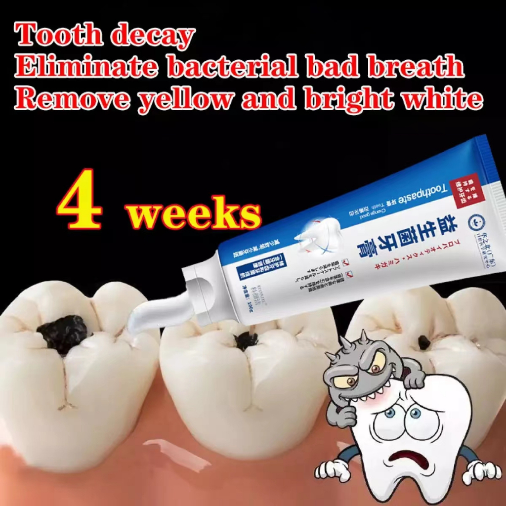 Probiotic toothpaste removes bad breath Helicobacter flavus cavities