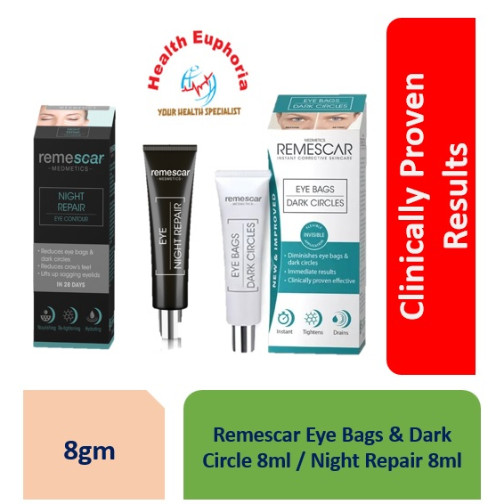 Remescar Eye Bags and Dark Circles 8ml/ Eye Night Repair 8ml Shopee