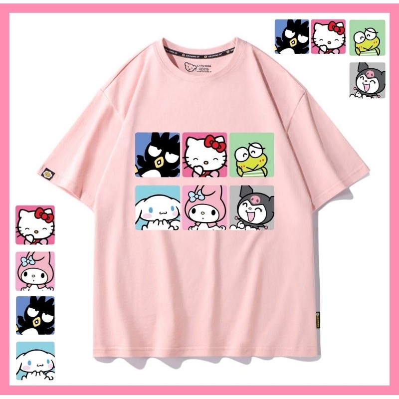 Cute Sanrio Tshirt Hello Kitty Keroppi Melody | Shopee Singapore