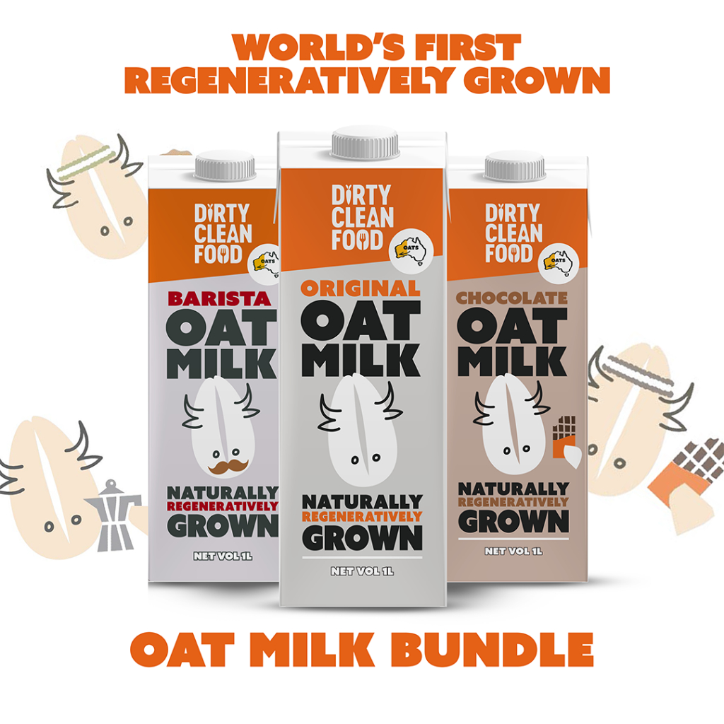 Dirty Clean Food *Bundle of 3* Oat Milk (Original, Chocolate, Barista) Shopee Singapore