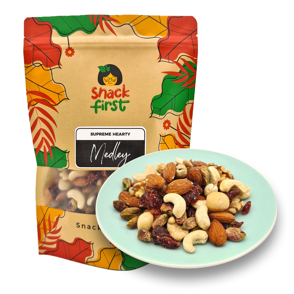 SnackFirst Supreme Hearty Medley (Baked almonds, cashew, walnuts ...