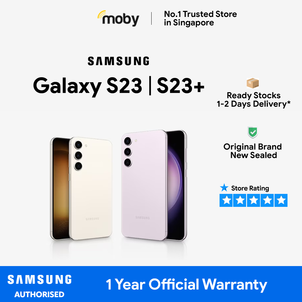 Samsung Galaxy S23 / S23+ 5G 256GB / 512GB 1 Year Official Warranty