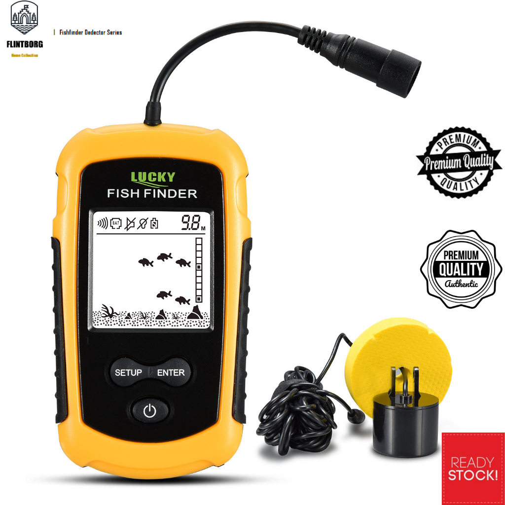 [SG SELLER] [READY STOCK] LUCKY Kayak Portable Fish Depth Finder Water Handheld Fish Finder
