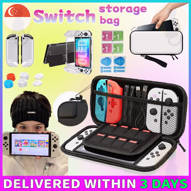 [ Sg Ready Stock] Nintendo Switch OLED Model Carrying Case, 16 in 1