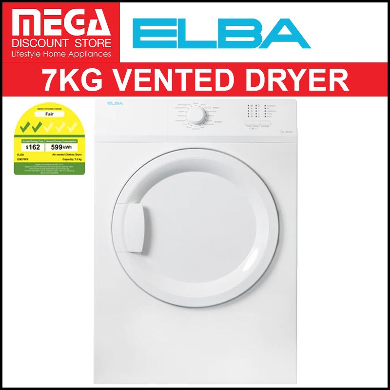 Elba Ebd750v 7kg Vented Dryer 2 Ticks Ebd 750 V Shopee Singapore 4066