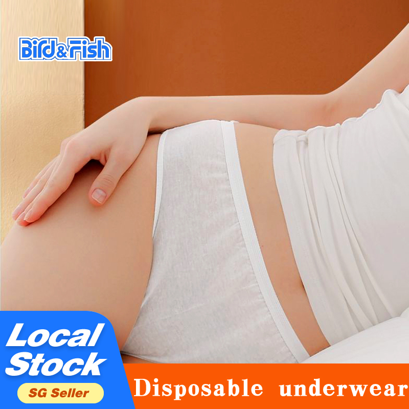 5pcs Disposable Ladies Panties Premium Cotton Birth Soft Comfortable Individually Wrap women