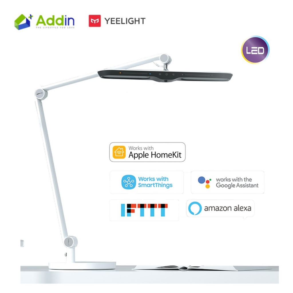 Yeelight LED Vision Desk Lamp V1 Pro (Desk/Clamp) Shopee Singapore