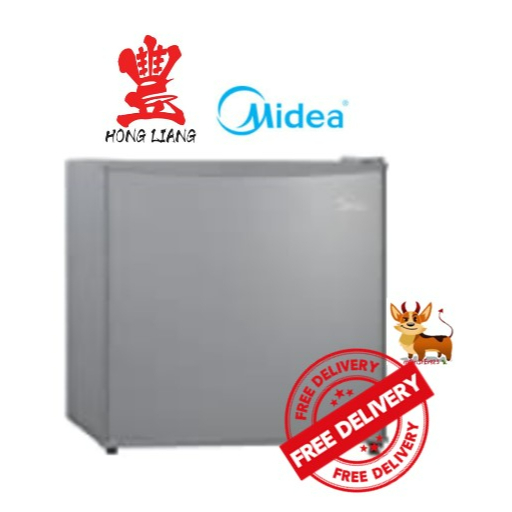 Midea 50L Sliver Stainless Steel Home Office Mini Bar Fridge [MS50