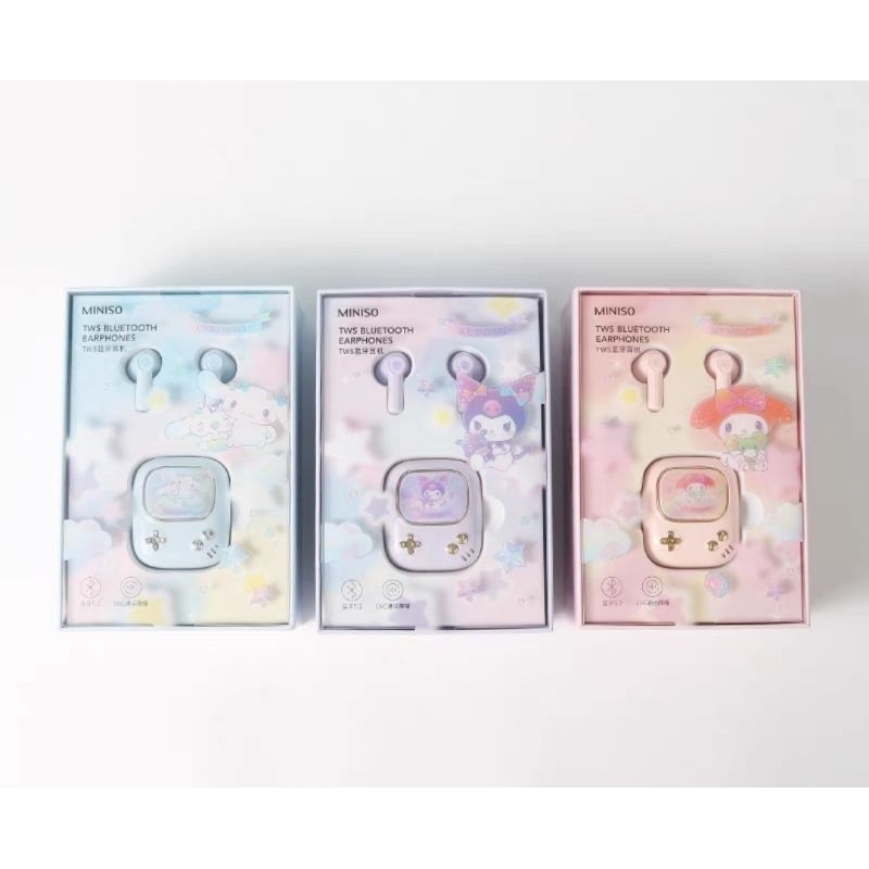 SG Instock Sanrio Bluetooth Wireless Earbuds cute earphone cartoon