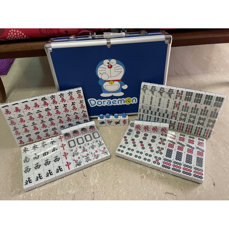 Local SG Instock• Authorized Doraemon Mahjong Set 40mm with Animal