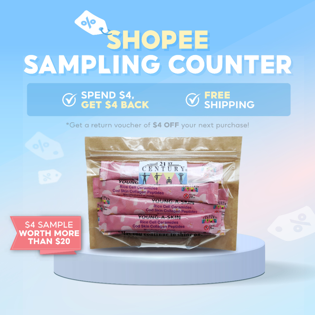 Young-A-Skin SGD 4.00 samples worth SGD 20.80 (8 Sachets)