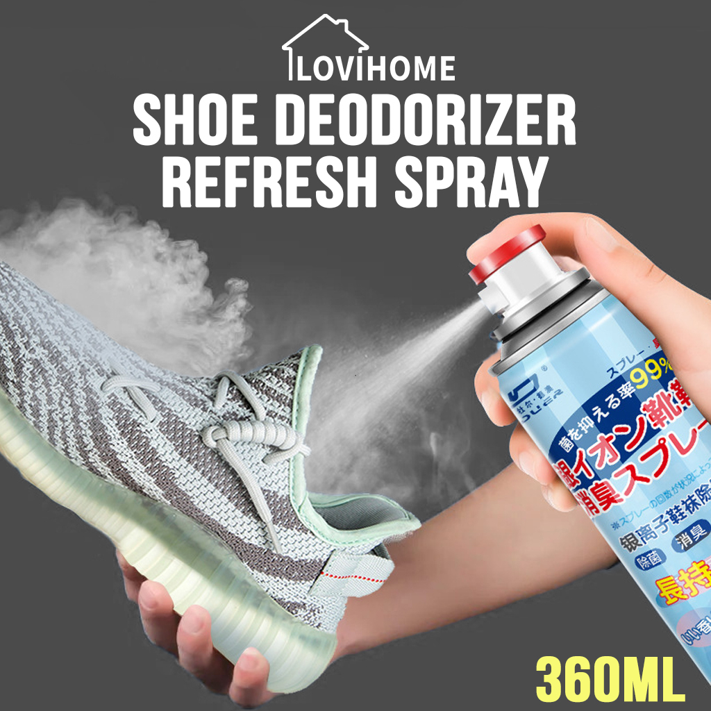SG Shoe Deodorant Freshener Spray 360ml Japan Ag Foot Smell Deodorizer Odour Remover