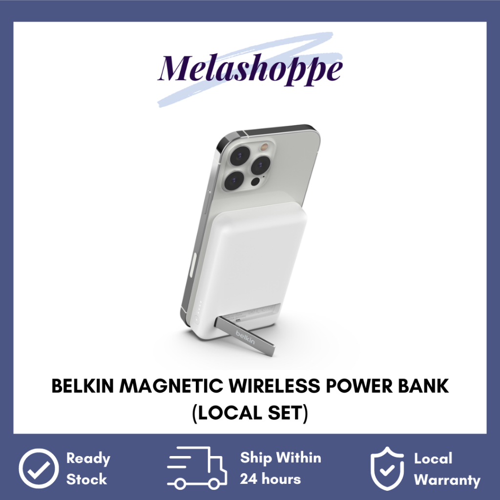 Belkin BoostCharge Pro Wireless Power Bank 5K + Stand (Local