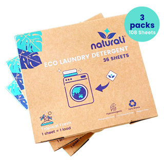 Eco Laundry Detergent 36 Sheets - Naturali
