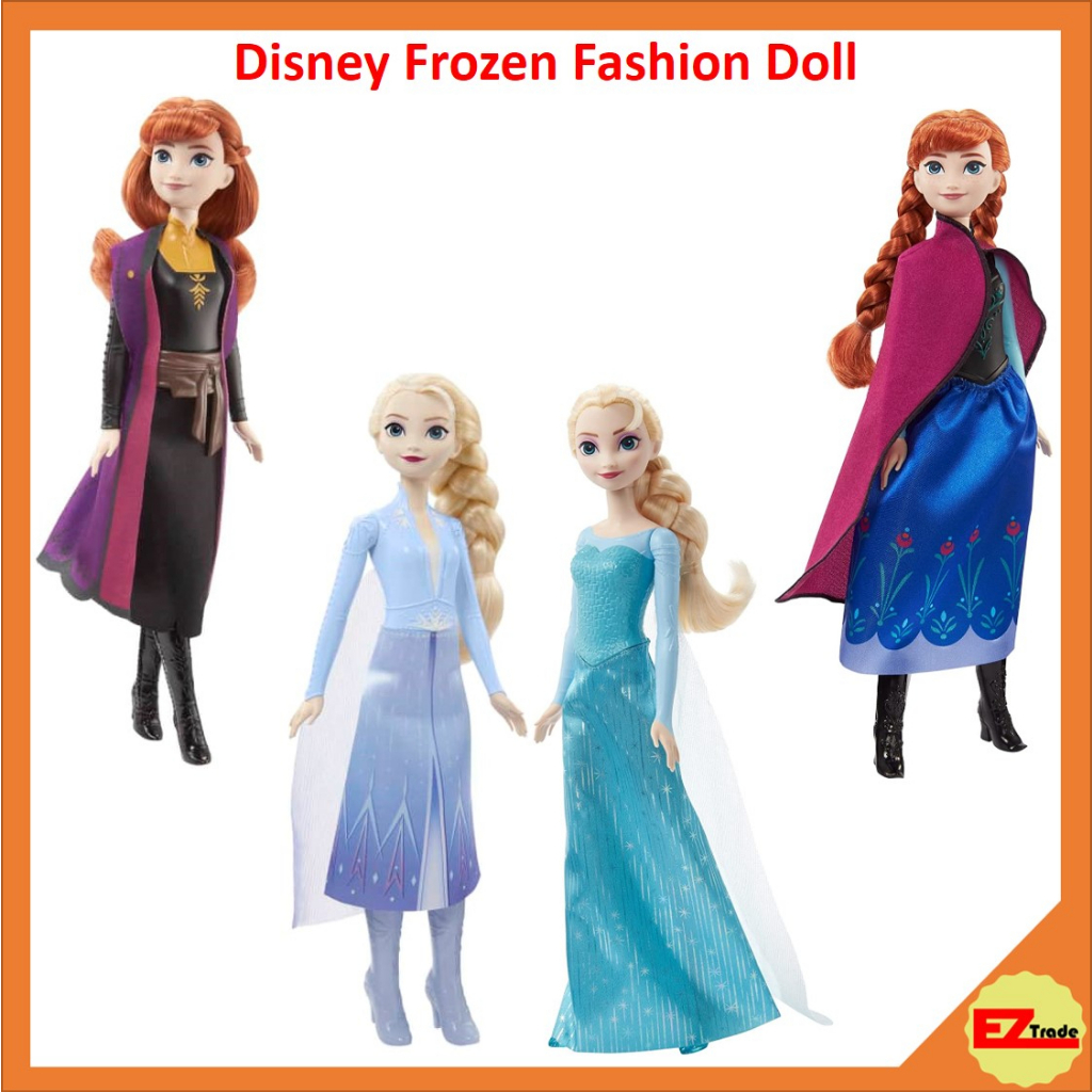 Mattel Disney Frozen Disney Princess Dolls Posable Fashion Doll With ...