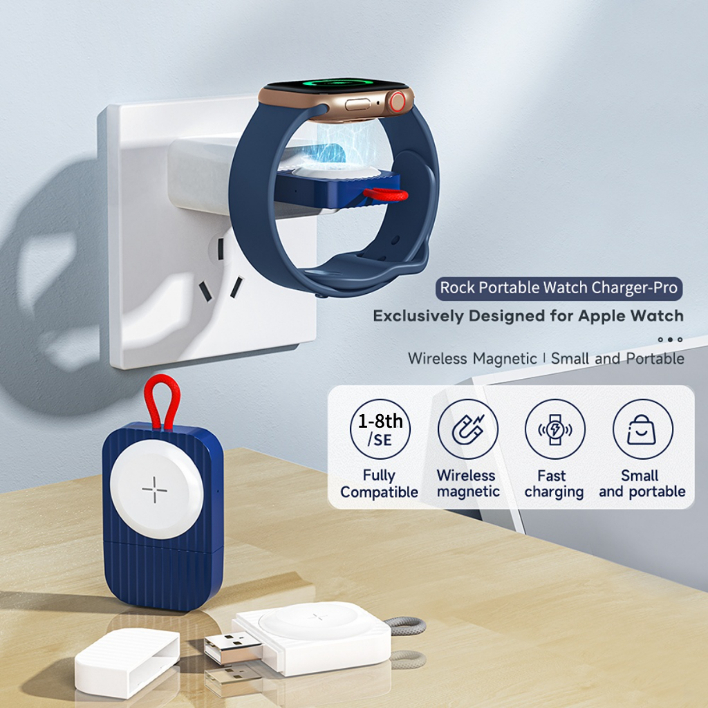 ROCK iWatch Magnetic Wireless Charger Pad Fast Charging Dock