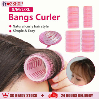 Curler for outlet bangs