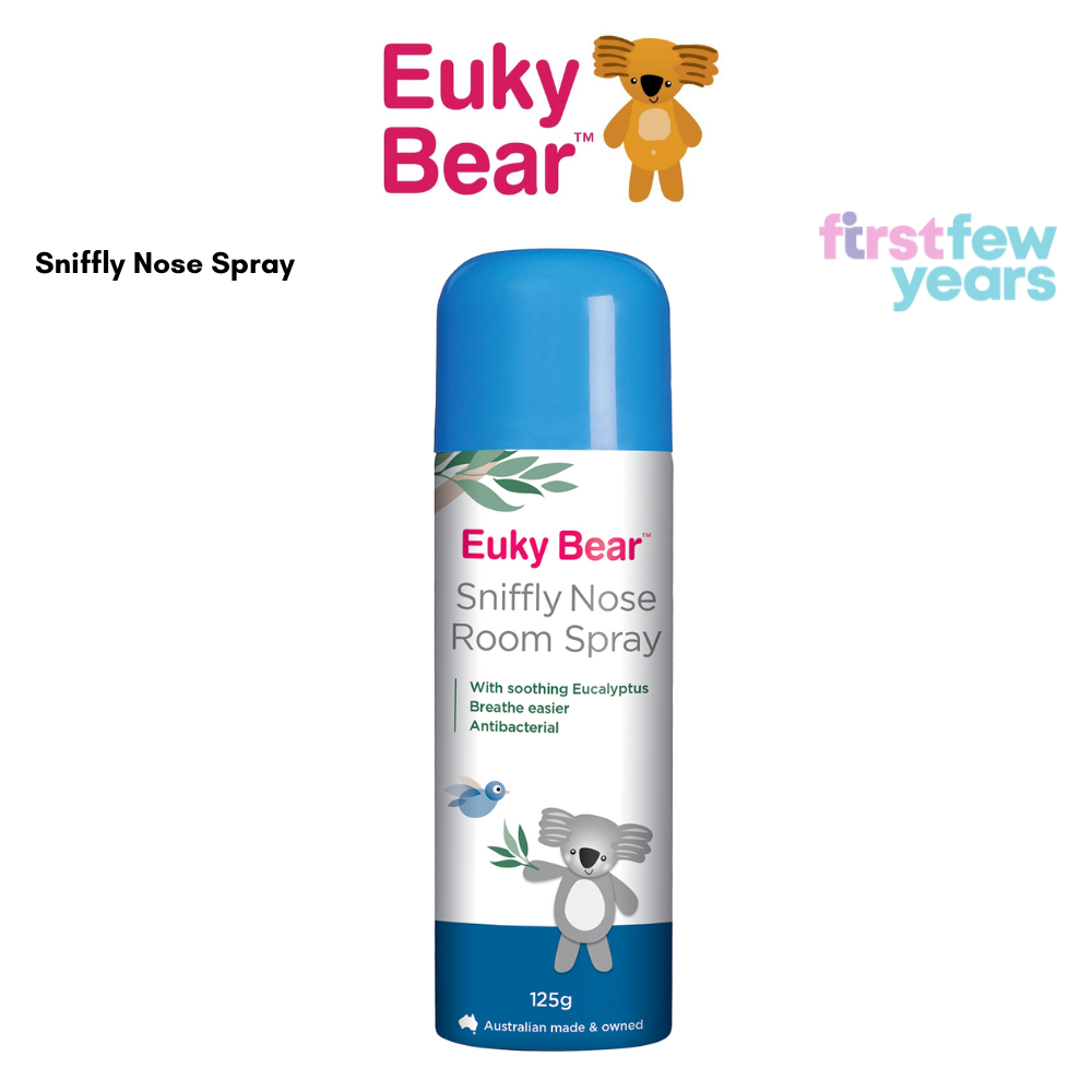 Euky Bear Sniffly Nose Room Spray (Freshen Room + Kills Germs for Baby