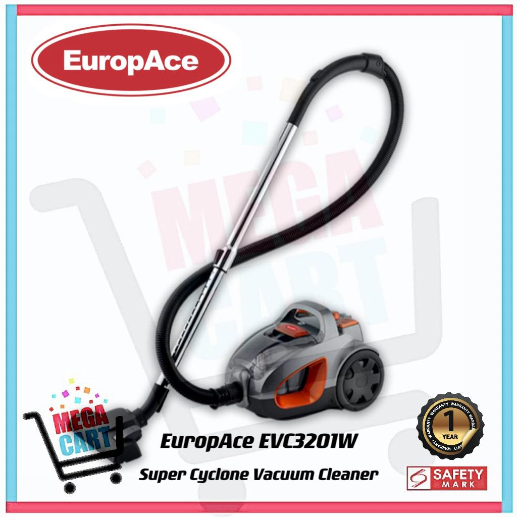 EuropAce Super Cyclone Vacuum Cleaner (HEPA Filter) EVC3201W EVC