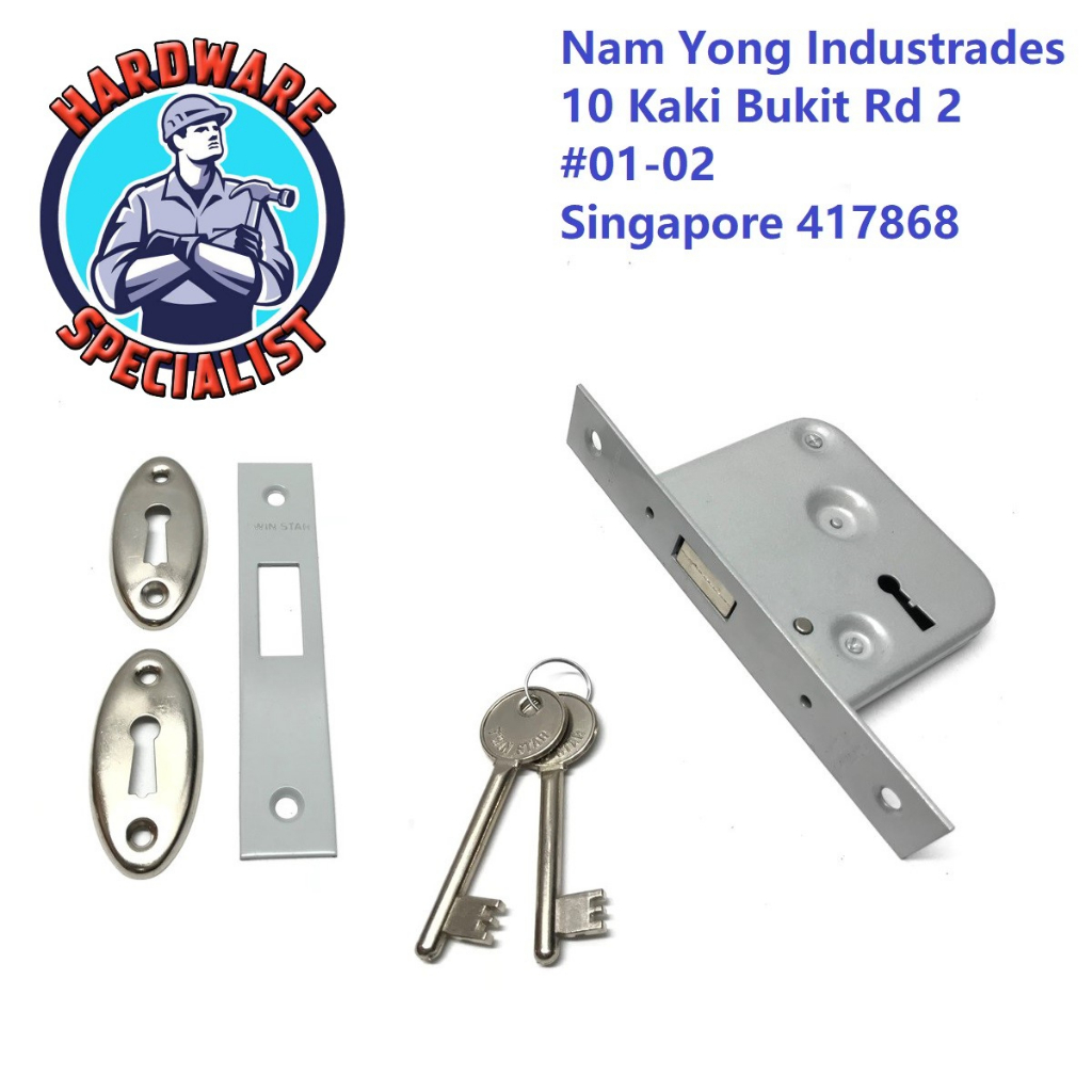 Hardware Specialist Metal Gate Hook Lock B318 (Old Type Metal Gate Lock