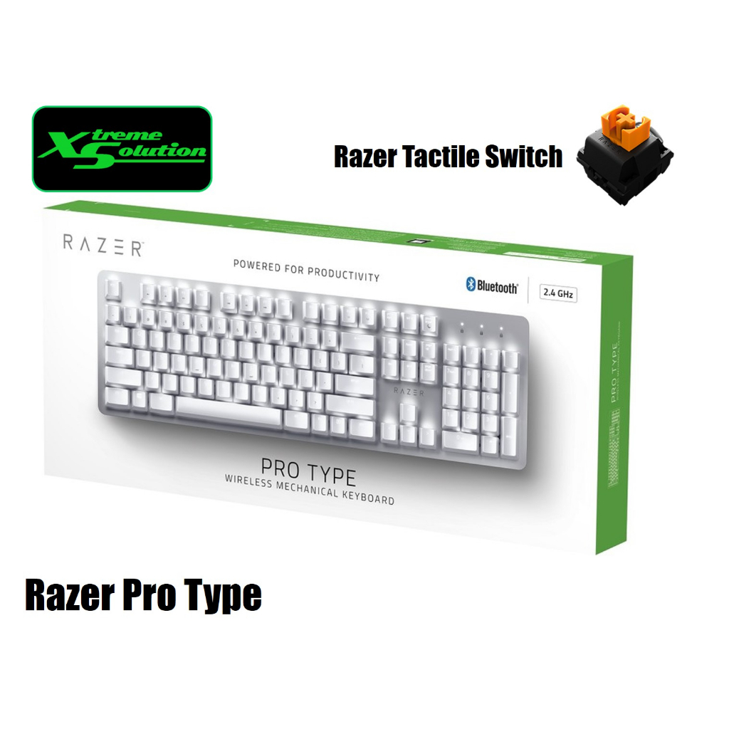 Razer Pro Type Quiet Mechanical Keyboard for Productivity Razer