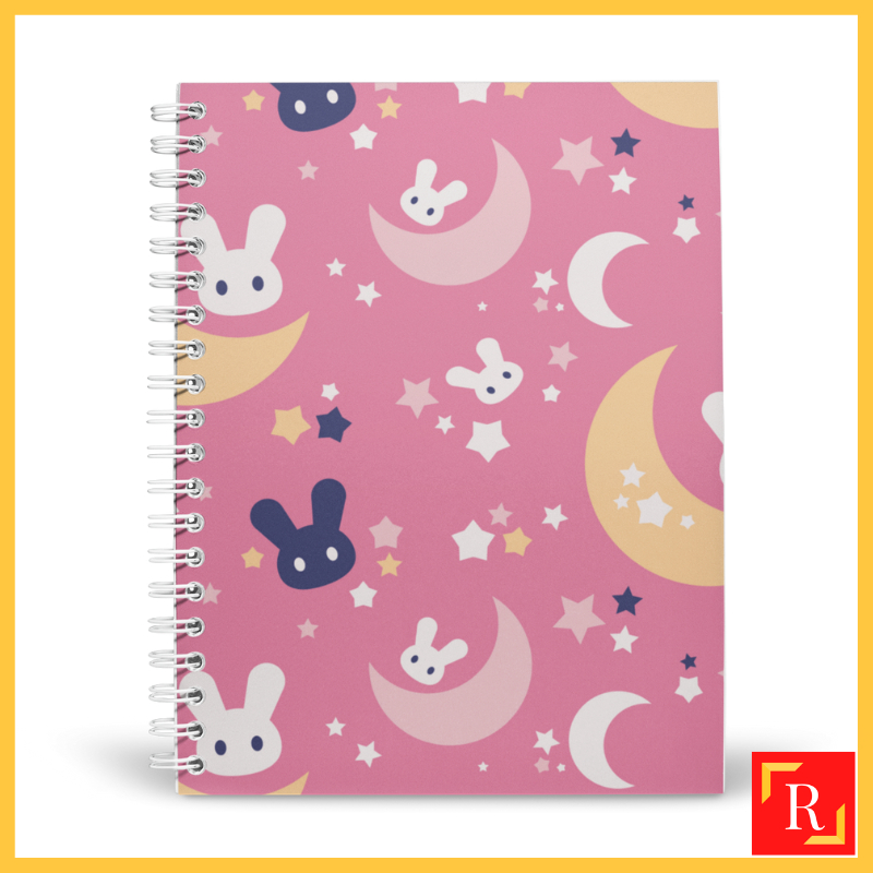 Spiral Notebook/Double Ring Notebook-(A4/A5 | Line/Blank | 80gsm)-Cute ...
