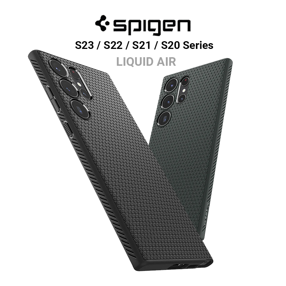 Spigen Samsung Galaxy S23 Ultra Case / S23+ Case / S23 Case / S22 Ultra / S22+ / S22 / S21 Series Casing Liquid Air