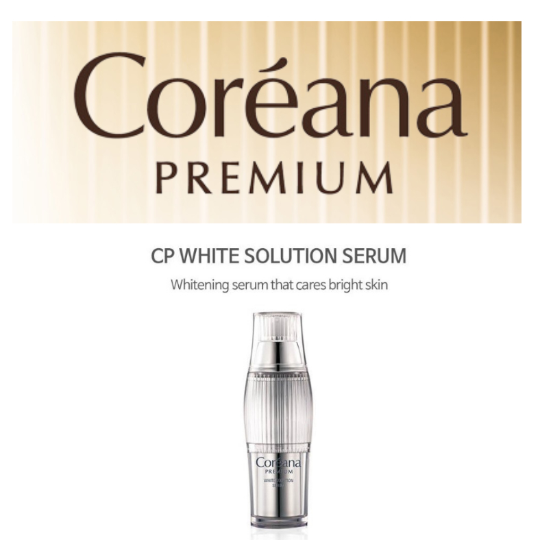 Coreana Premium White Solution Serum 40ml (MADE IN KOREA) X Expiry Date ...