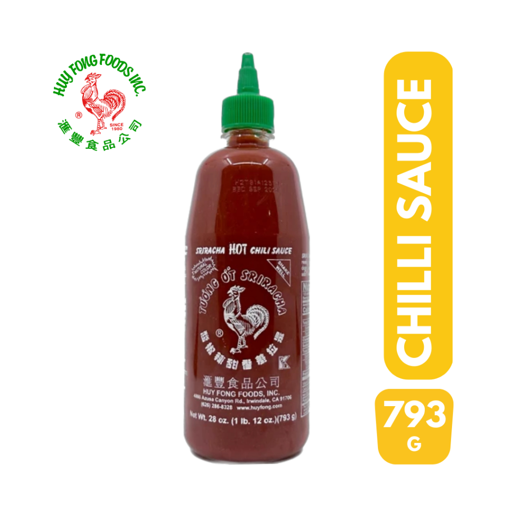 Sriracha Hot Chili Sauce Huy Fong 793g Shopee Singapore