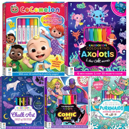 Kaleidoscope Colouring Kit Art/Purrmaids