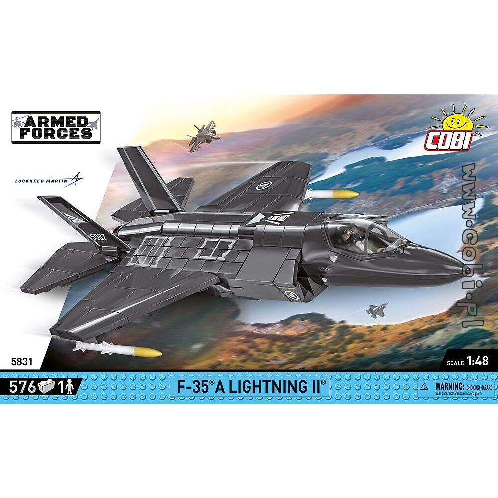 COBI USAF FIGHTER PLANE F-35A LIGHTNING II 5831 (LEGO COMPATIBLE ...