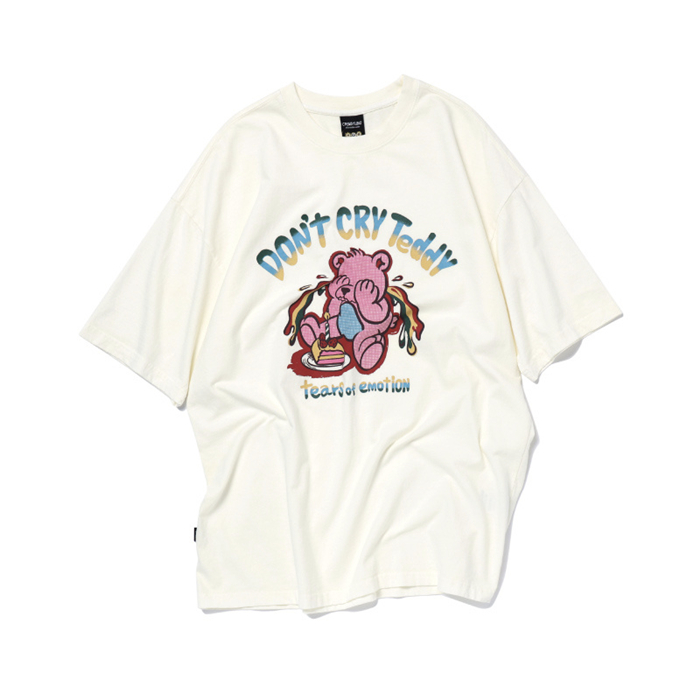 【CPGN STUDIO】Dont Cry Teddy Pigment Short Sleeve T-shirt MUSINSA | CPGN STUDIO DONT CRY TEDDY PIGMENT SHORT SLEEVE T