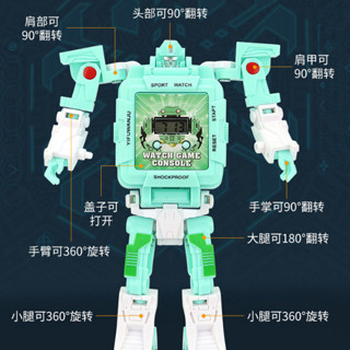SG Stock Cute and Funny Kids Deformed Robot Watch Toys Digital