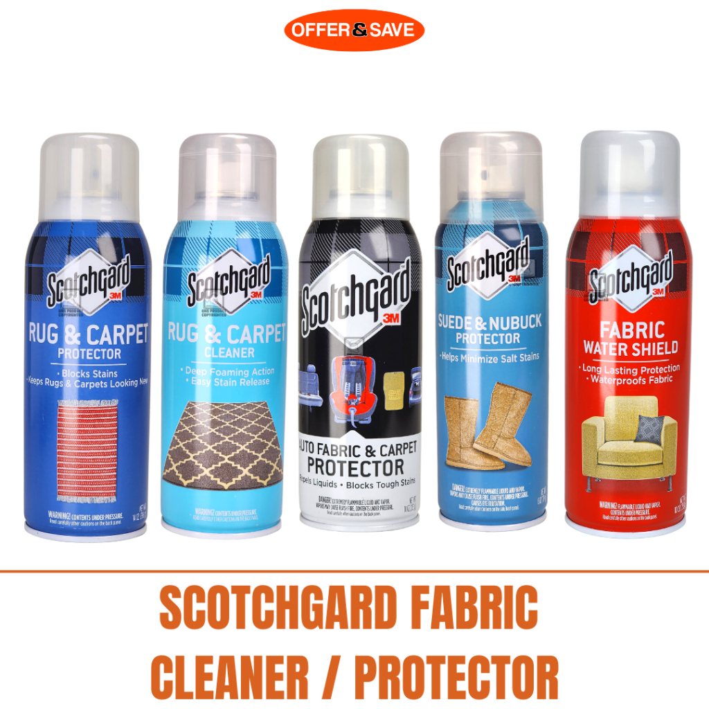 3M Scotchgard Fabric Cleaner / Protector Shopee Singapore
