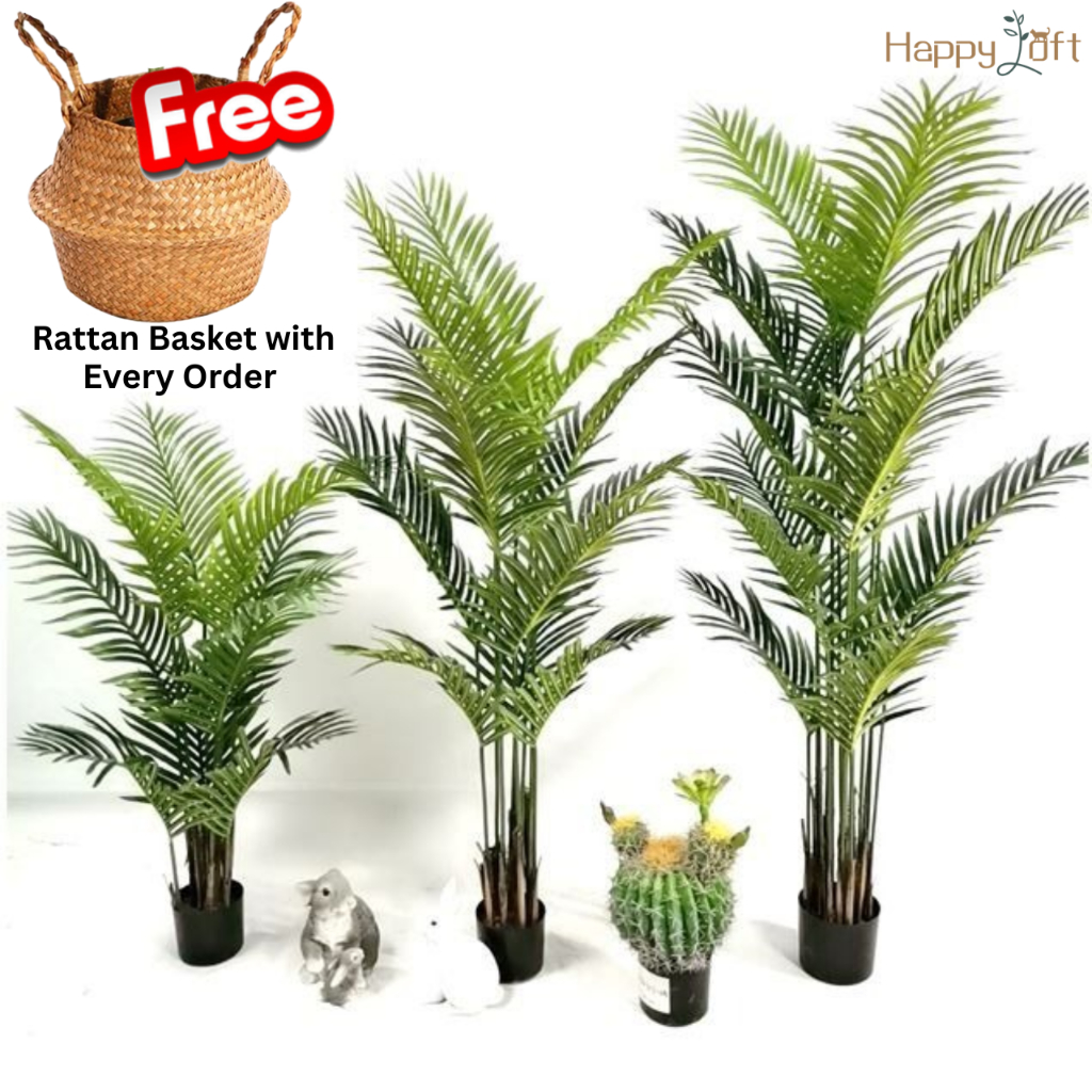 [SG SELLER] Artificial Areca Palm Plant/ Large Small Fake Plants