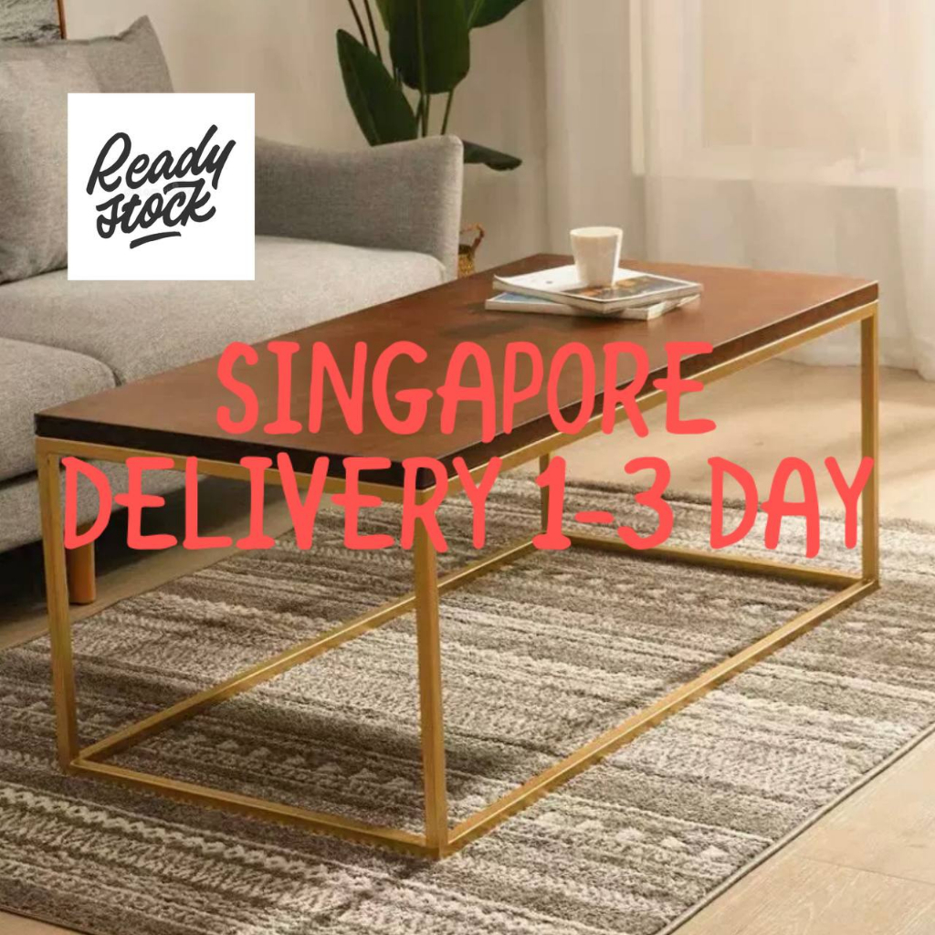 SINGAPORE INSTOCK Hudson Coffee Table, 100cm solid wood coffee table