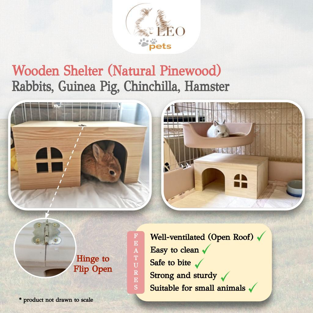 Curated visual reference: Gallery Detail: Sg Instock Rabbit Guinea Pig Chinchilla Hamster Wooden Shelter