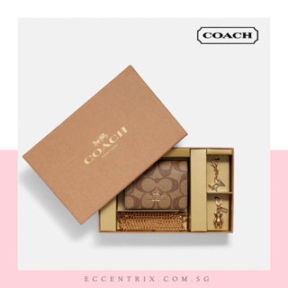 Coach CH254 Mini Wallet On A Chain With Lovely Butterfly Print IN