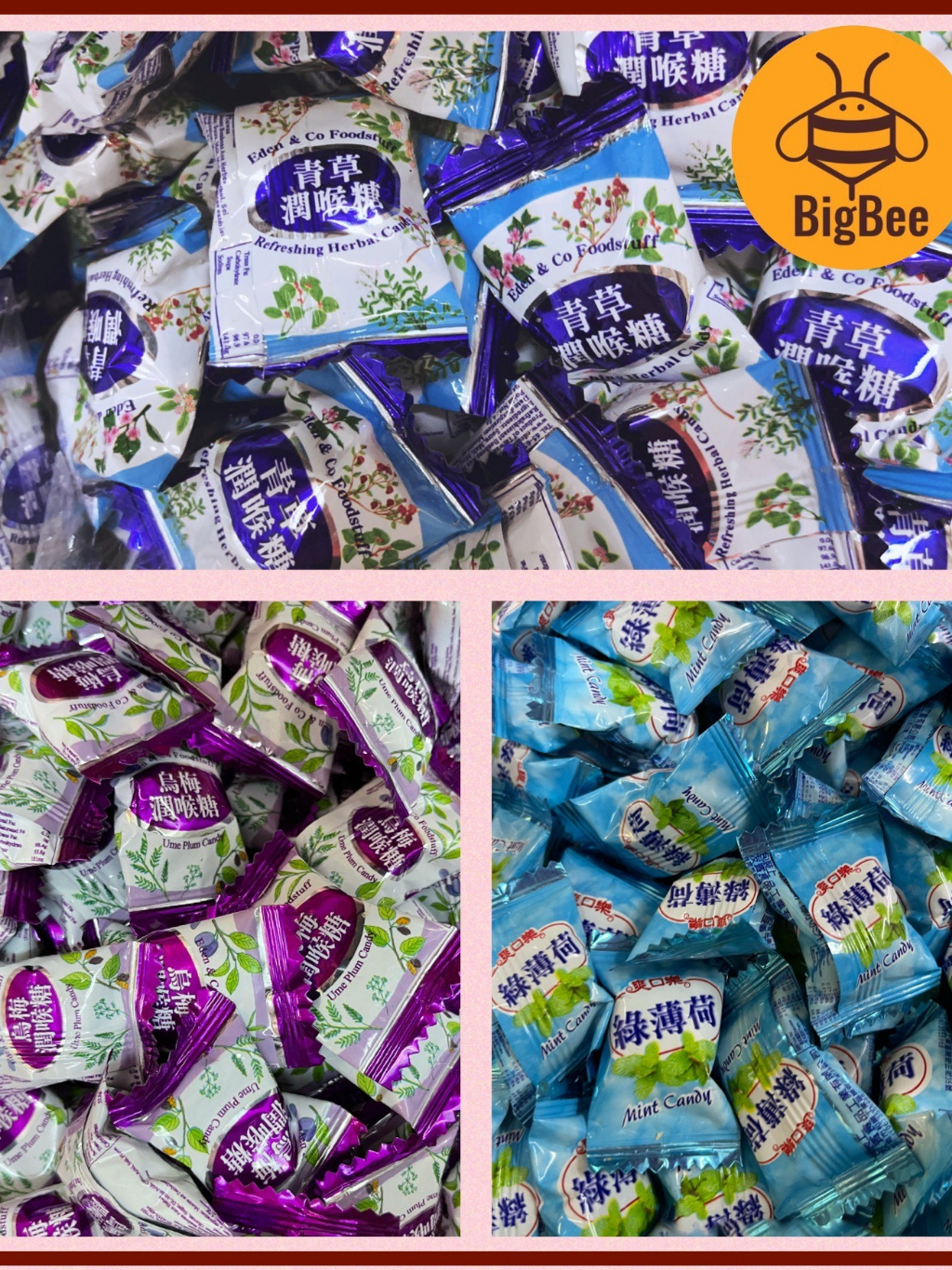 Refreshing Herbal Candy 200g / 500g Peppermint / Mint / Ume Plum