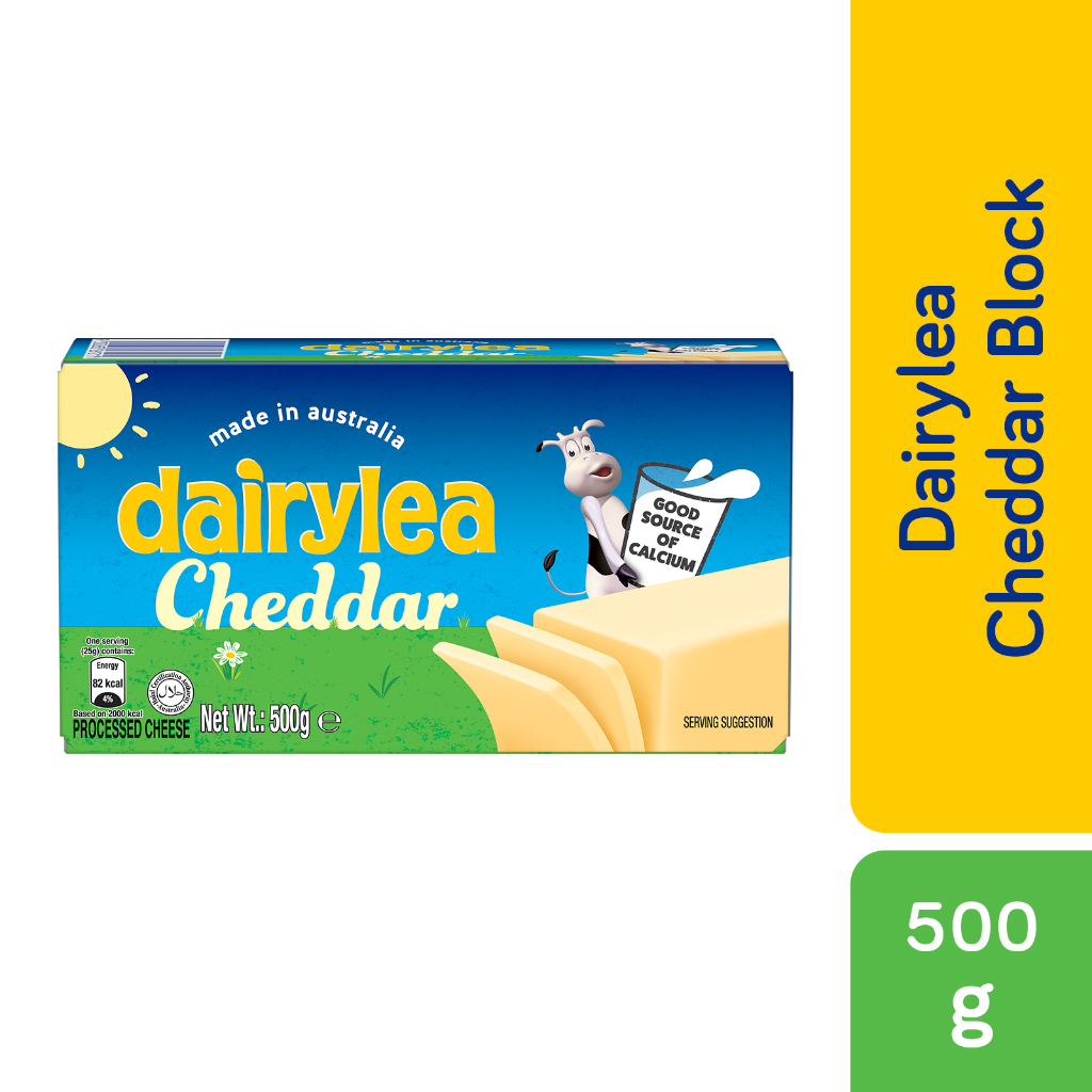 Dairylea Cheddar Cheese Block 500g Cheese, Cheddar Cheese, Sandwich
