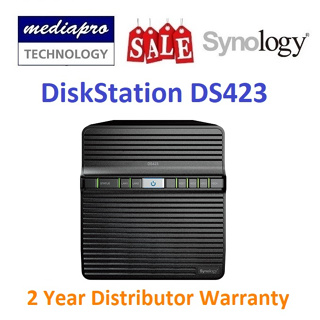 Synology DiskStation DS423 4-Bay Diskless NAS RTD1619B 4-core 2GB RAM -  DS423