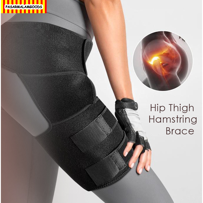 🇸🇬 Hip Thigh Hamstring Brace Compression Support Wrap for Hip Flexor