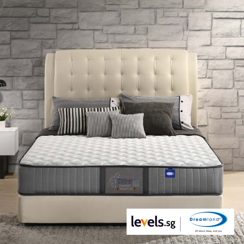 VHIVE DREAMLAND 10” Chiro Essential 3 Miracoil Spring Mattress (Firm