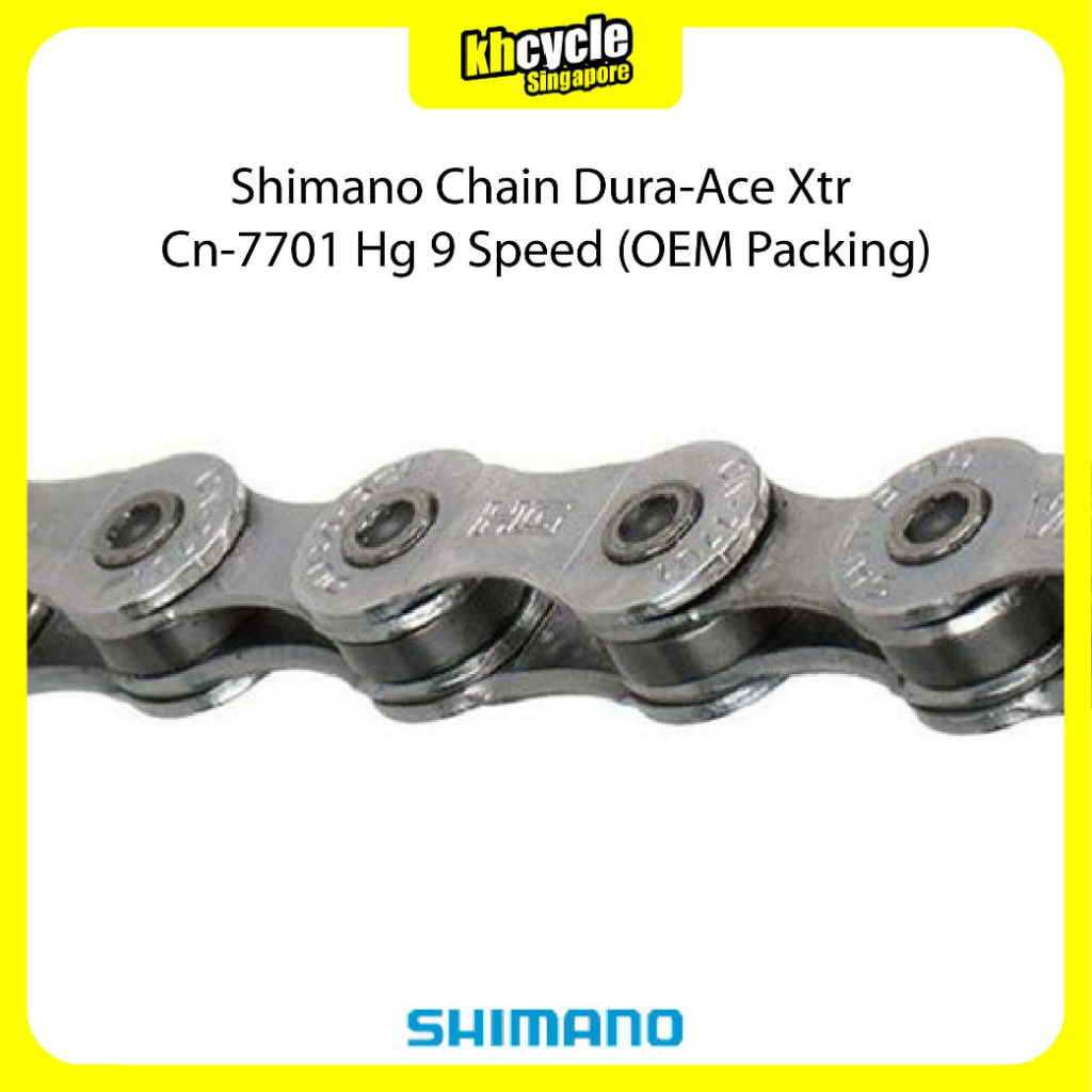 SHIMANO Chain Dura Ace Xtr Cn 7701 Hg 9 Speed OEM Packing KCN7701114 Shopee Singapore