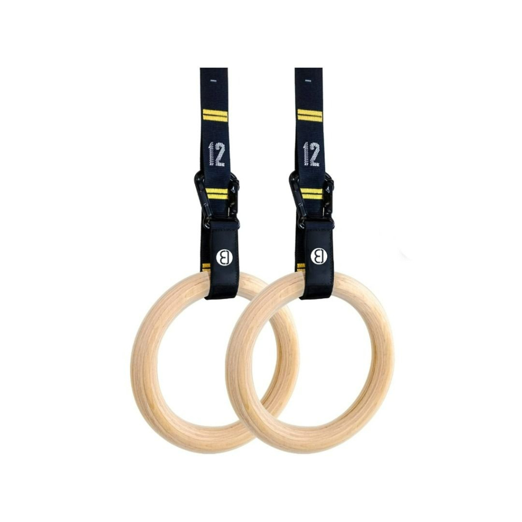 MMB Kara Quick Adjust Numbered Straps for Gymnastic Rings Carabiner