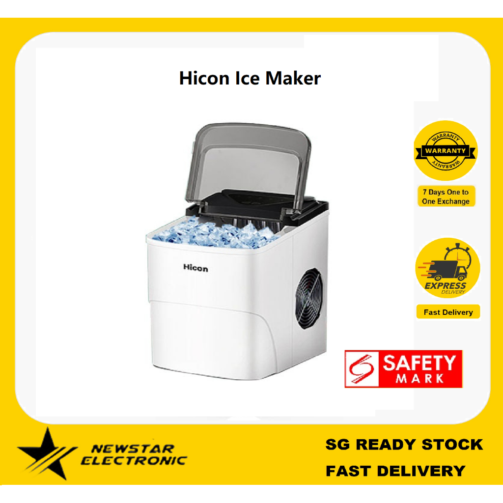 Hicon Ice Maker Electric Mini Ice making Machine15KG capacity Household ...